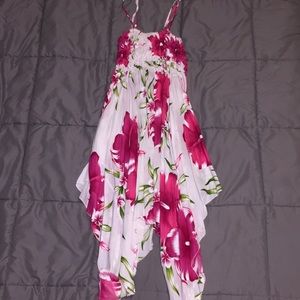 SOLD-Flowy Flower Dress